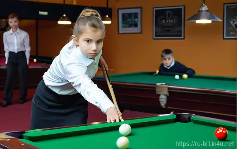 당구 프로 선수 인터뷰 - **Professional Russian Pyramid Player in Action:** A male professional Russian Pyramid billiards pla...